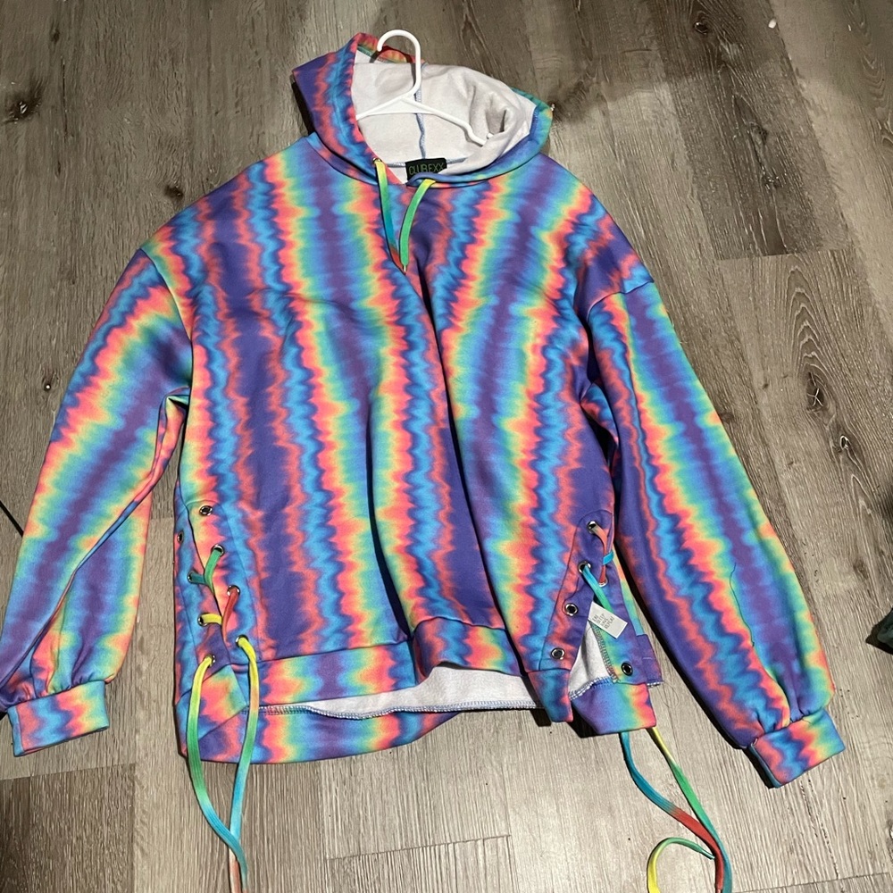 Current mood oversized hoodie